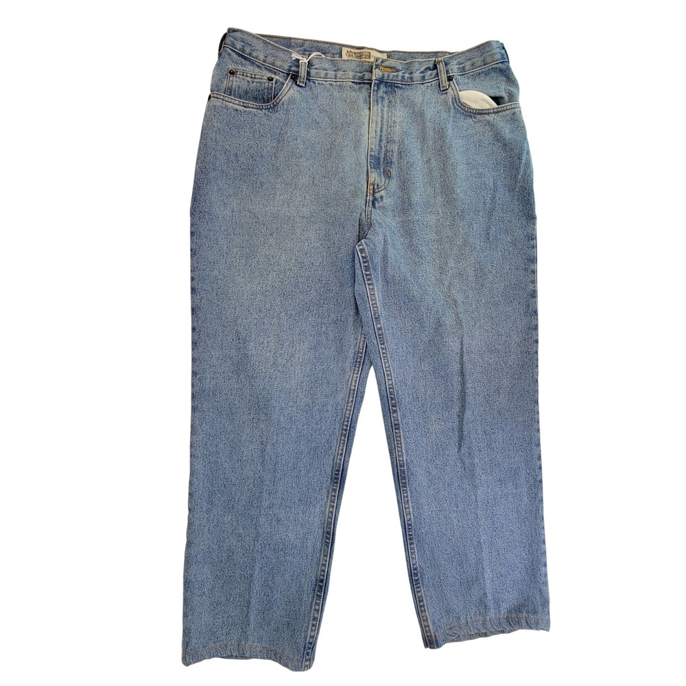 Route 66 Original Clothing Co Mens 40x30 Light Wash Regular‎ Fit Denim Jeans